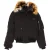 Kenzo effen zwart bomberjack