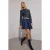 TRENDYOLMİLLA Dames Donkerblauw Effen Kort / Mini Ruchezoom Skater Rokken