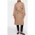 Calvin Klein Classic Long Cotton Coat Tannin