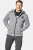 Jan Vanderstorm +FIT Collectie gebreid vest NORVID Plus Size met printopdruk grijs