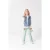 KIDS ONLY GIRL gilet KOGKENNEDY medium blue denim
