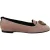 Dolce & Gabbana Roze Velvet Instappers Loafers Flats Schoenen