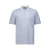 Airforce regular polo fijn gebreid lichtblauw