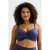BEACHWAVE Curve voorgevormde beugel bikinitop met lurex donkerblauw