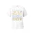 Boyfriend T-shirt met letterprint voor dames QS