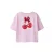 NAME IT KIDS T-shirt met backprint lichtroze