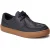Base London Dalston Leren Herenschoenen Moccasins Navy