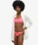 Gerecyclede Tie-dye Bikinitop Roze