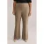 WE Fashion flared regular waist pantalon taupe