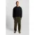 Lyle & Scott Script Brushback Crew Neck Sweatshirt Dark Navy