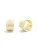 COACH Oorbellen  goud / transparant / wit