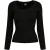 Urban Classics Dames trui met wijde hals en lange mouwen