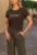 Elvira Casuals T-shirt L'quest E4 26-001 T-shirts Dark Coffee
