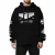 Dolce & Gabbana Zwarte Katoenen DG Milano Logo Print Hoodie Trui