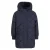Like Flo quilted winterjas met split – marineblauw