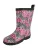 BECK Regenlaarzen ‘Zebra’  rosa / donkerroze / zwart / wit