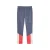 PUMA Sportbroek ‘individualCUP’  grijs / bloedrood / wit