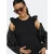 ONLY MATERNITY zwangerschaps korte jurk broderie zwart