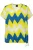 LAURASØN Blouse  blauw / geel / wit