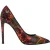 Marcell von Berlin Icon Logo Pumps Snake Print Orange