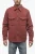 Twill wol en nylon ALASKAN overshirt met dubbele borst in bordeauxrood