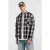 America Today regular fit geruit overhemd – wit/bruin