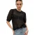 Vero Moda Damesblouse met ronde hals en een ruime pasvorm (Zwart)