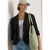 Eenvoudige blazer met reverskraag en knopen
