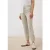 Cecil Dames Loose Fit gemêleerde broek in Beige