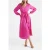 Forever New Marilyn Satin Wrap Midi Dress Valley Pink