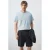 Mango Man regular fit T-shirt – lichtblauw