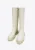 Wittchen Dames leren laarzen met dikke zool en rits, grijsbeige, natuurleer