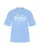 KAFFE CURVE Shirt ‘KCfrey’  hemelsblauw / wit