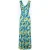 Topvintage exclusive ~ Deveny Floral maxi jurk in blauw en geel