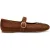 Steve Madden Dory Flat Shoes Brown Satin