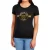 Batman Gotham City T-shirt met nauwsluitende pasvorm voor dames, voor in de sportschool (Zwart)