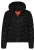 Superdry Hooded Microfibre Padded Jkt Dames Jas – Black –