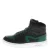 Hip leren sneakers – zwart/groen