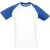 SOLS Heren Funky Contrast T-Shirt met korte mouwen (Wit/royaal blauw)