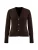 Imily Bela Gebreid vest  donkerbruin