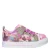 Skechers imitatieleren sneakers met glitters – roze