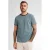 Petrol Industries T-shirt met ingebreid patroon blauw
