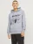 JACK & JONES Sweatshirt ‘JJXMas’  lichtgrijs / zwart