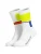 PIPPO Amsterdam Sportsokken ‘Mondrian Rennrad’  gemengde kleuren / wit