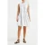 French Connection Rhodes Conscious Poplin Sleeveless Dress Linen White