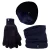 Heat Holders – Heren Muts, Sjaal & Handschoenen Set – Winter Accessoires Set – Marine