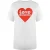Love Moschino T-shirt Met Hartlogo In Wit