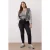 Trendyol Curve Dames Grijs Effen Skinny Hoge taille Grote maten Jeans