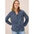 Cecil Dames Tuniek met patroon in Blauw
