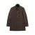 s.Oliver BLACK LABEL wintermantel met wol – bruin